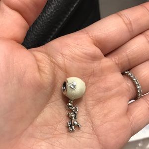 Pandora teddy&balloon dangle charm